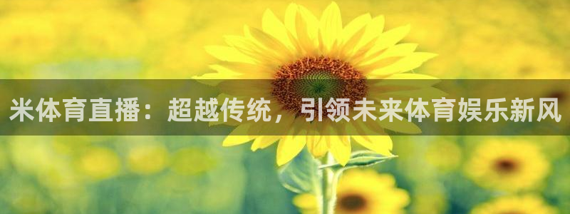米体育直播：超越传统，引领未来体育娱乐新风
