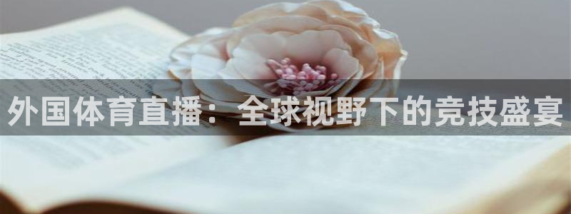 外国体育直播：全球视野下的竞技盛宴
